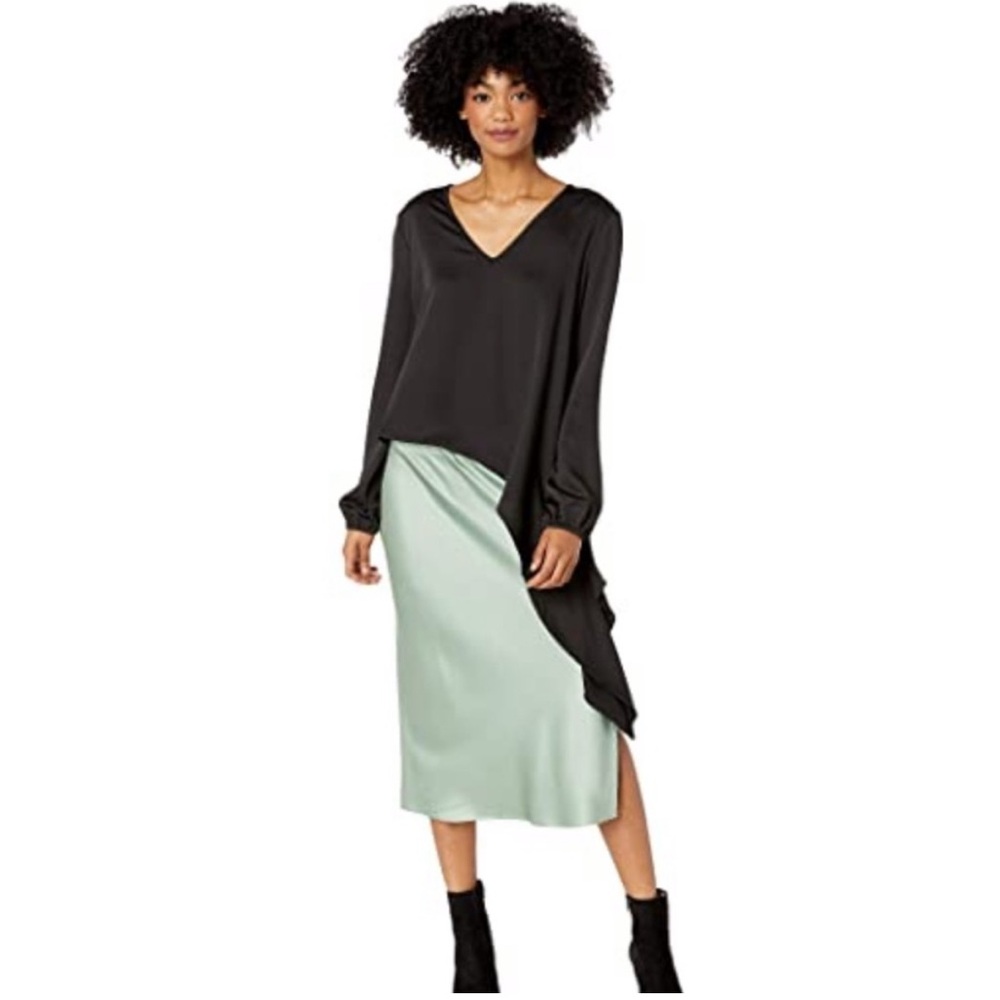 BCBG Maxazria satin top size small